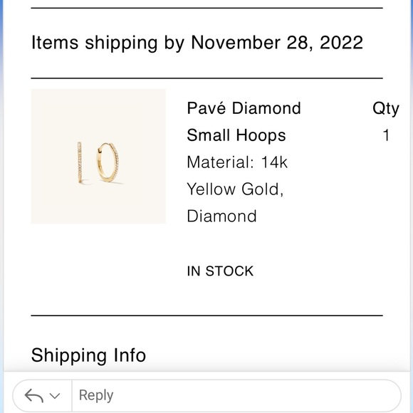 Mejuri Pavé Diamond Small Hoops - Picture 10 of 12